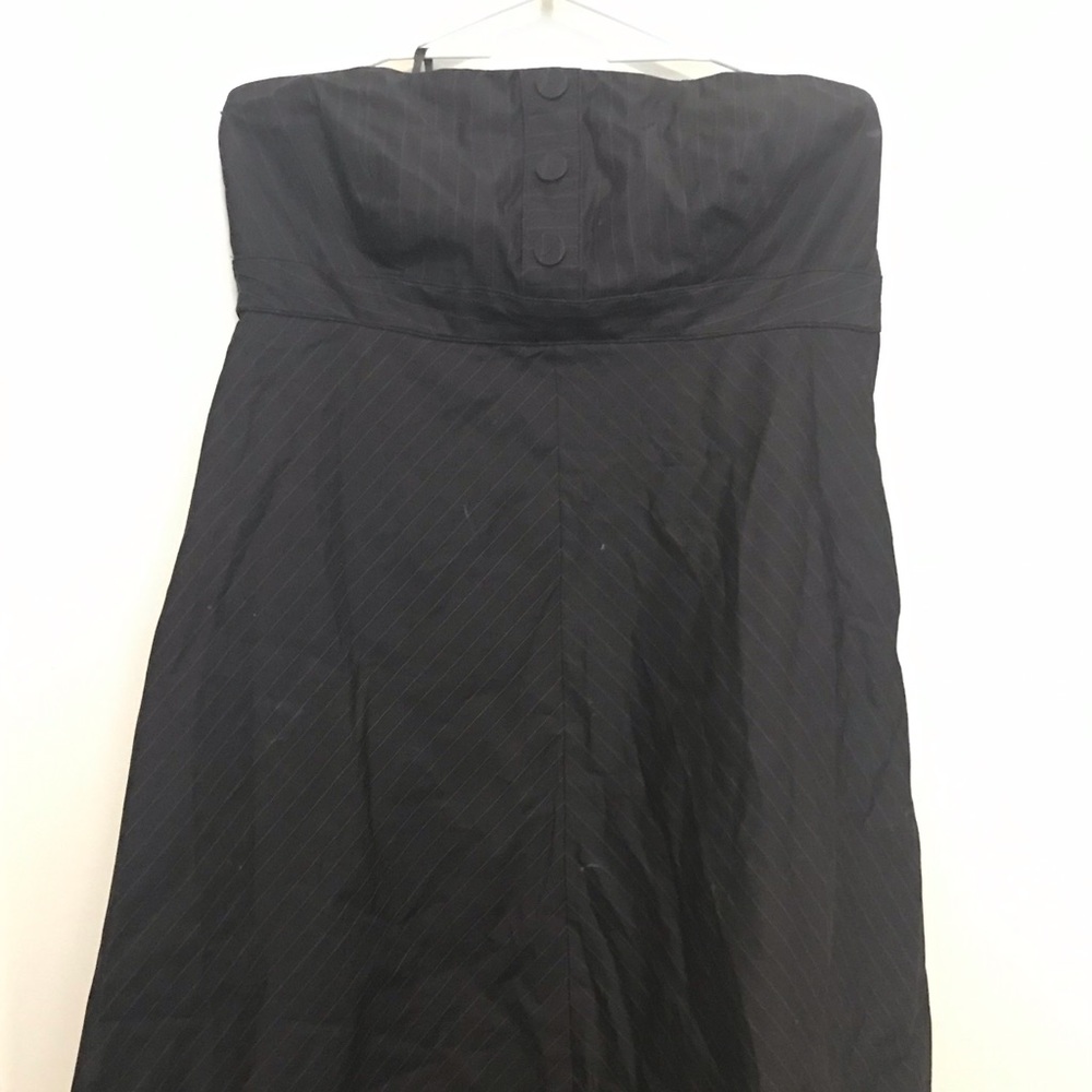 Ladies Pin Stripe Strapless Dress